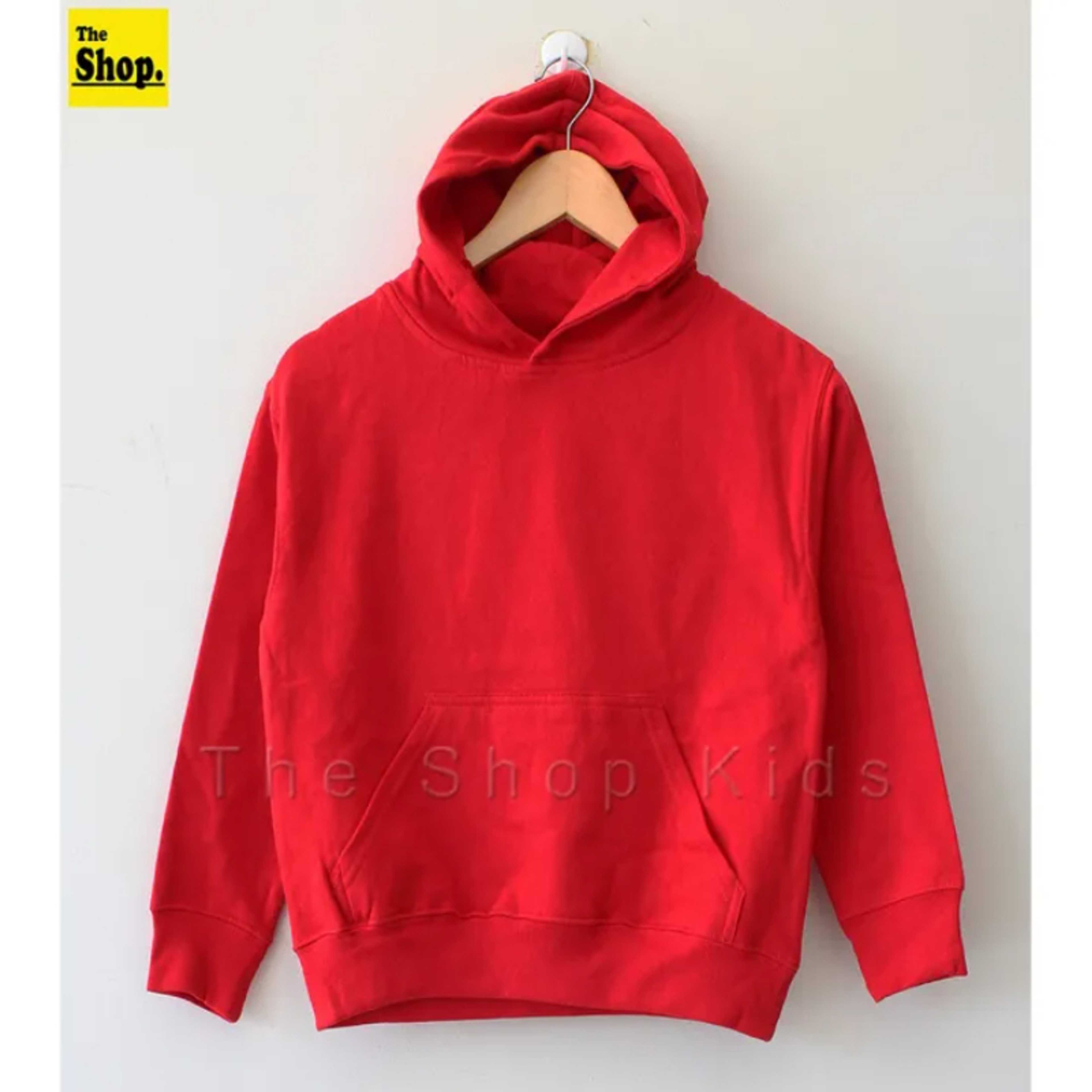 The Shop - Fleece Red Hoodie For Boys & Girls Kids – PO-RH1